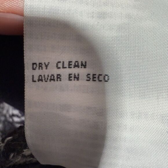 Weather Tamer Plaid Belted Peacoat Women’s Size 1X Black & White - Picture 5 of 6